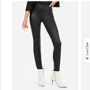 Express faux leather leggings like new